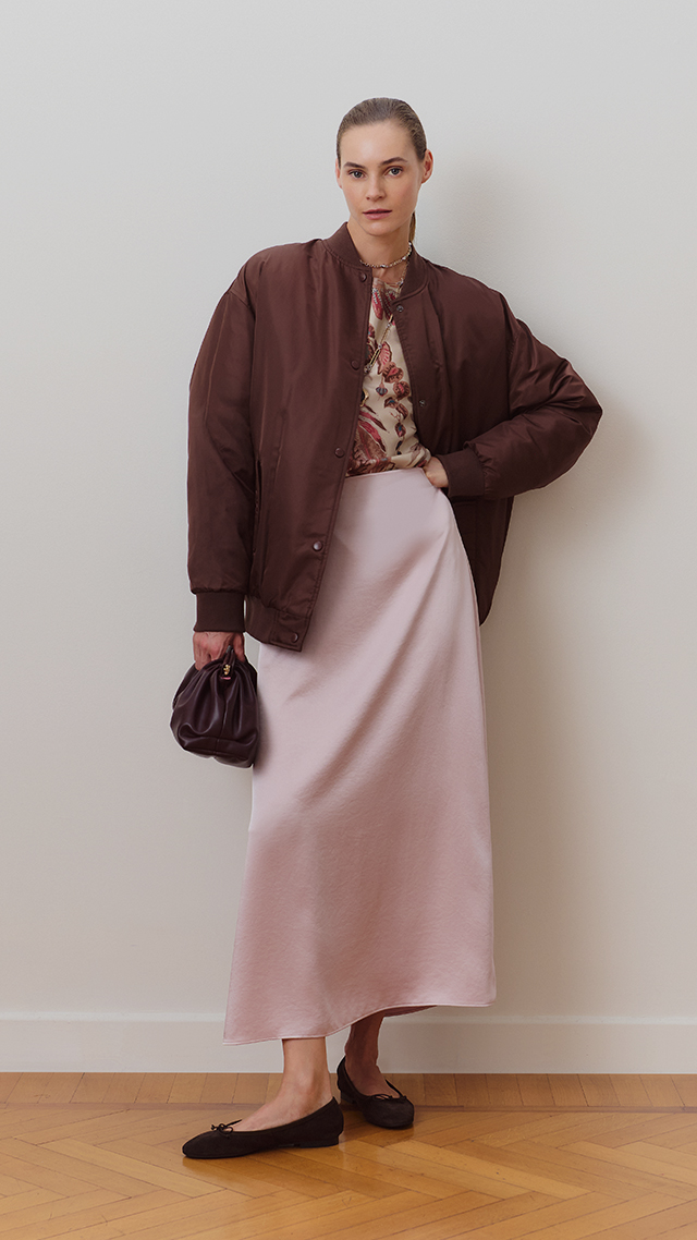 Bomber Bordeaux Intrend